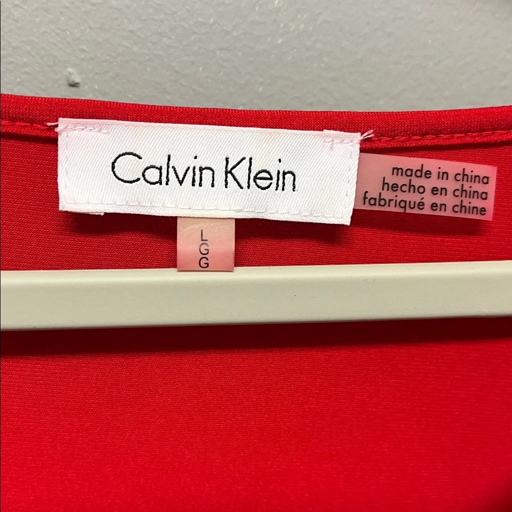 Calvin Klein Shirred Loose Neck Blouse - Picture 4 of 6